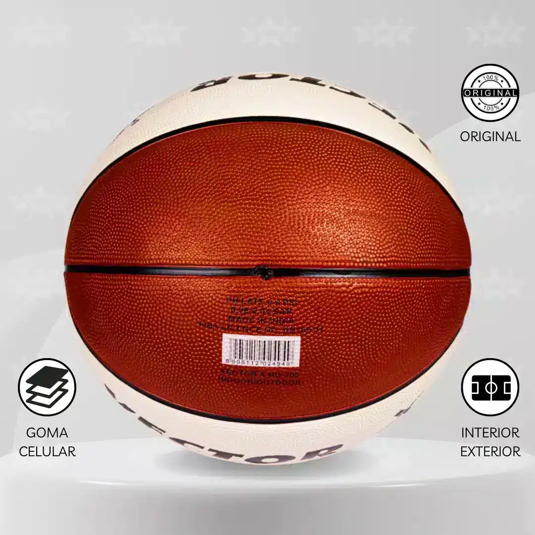 PELOTA DE BÁSQUET VECTOR X HG-200 TALLA #7 - Imagen 5