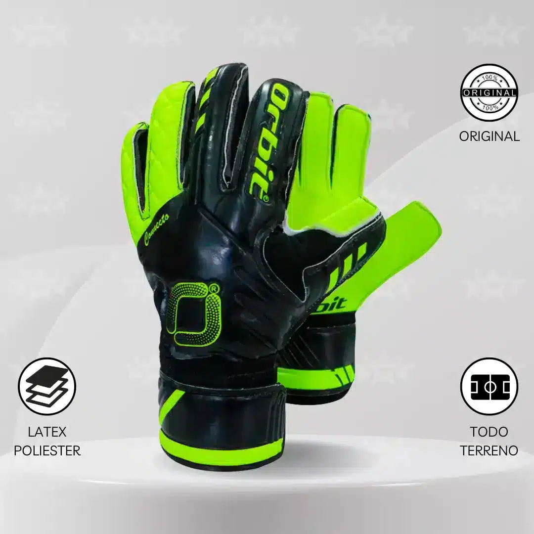 Guantes De Arquero Orbit – Diseño Conecto Verde Adulto