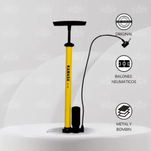 Inflador Kamasa - Cuerpo De Metal Con Bombin