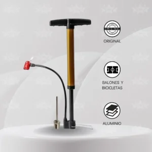 Inflador De Mano – Cuerpo De Aluminio