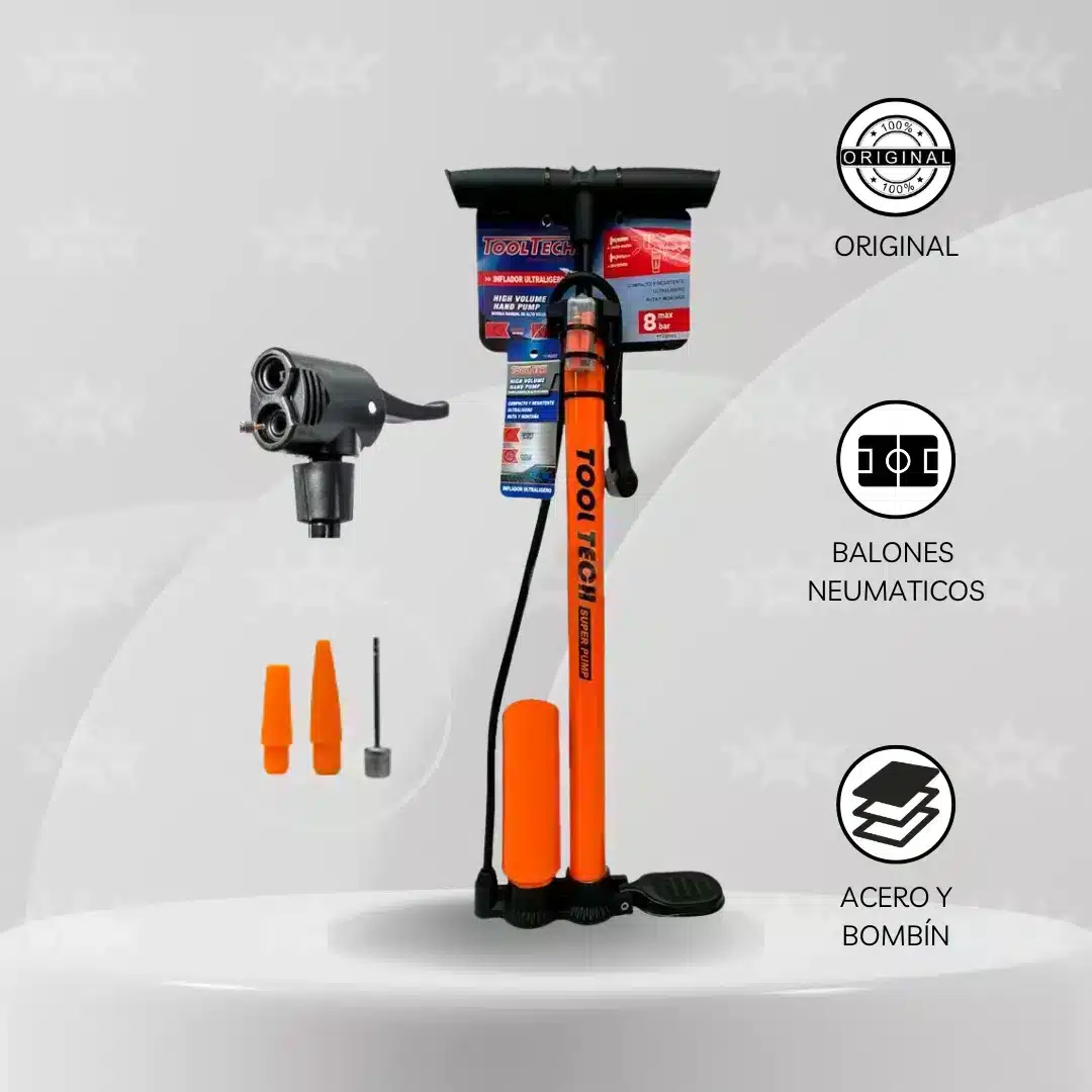 Inflador Tool Tech - Pelotas Y Neumáticos - Imagen 4
