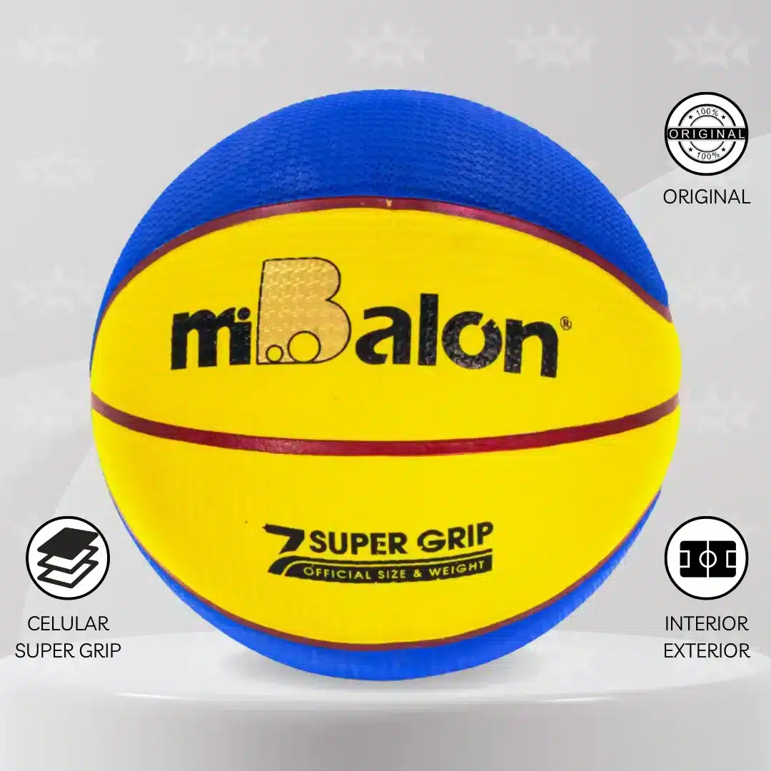 Pelota De Básquet Mi Balón Super Grip #7 - Imagen 2