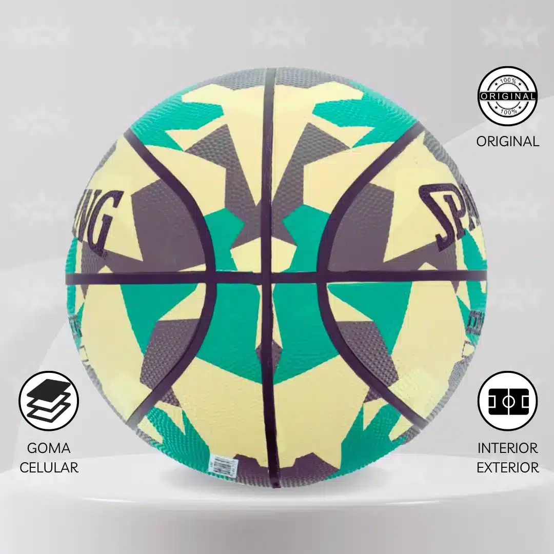 Pelota De Básquet Spalding Commander #7 - Imagen 2