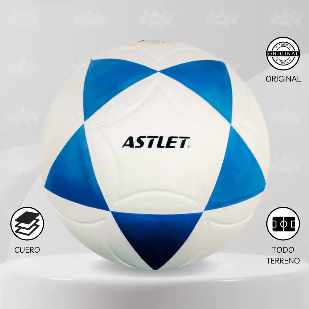 Pelota De Fútbol Astlet Cuero Pu Vulcanizado #4 - Imagen 7