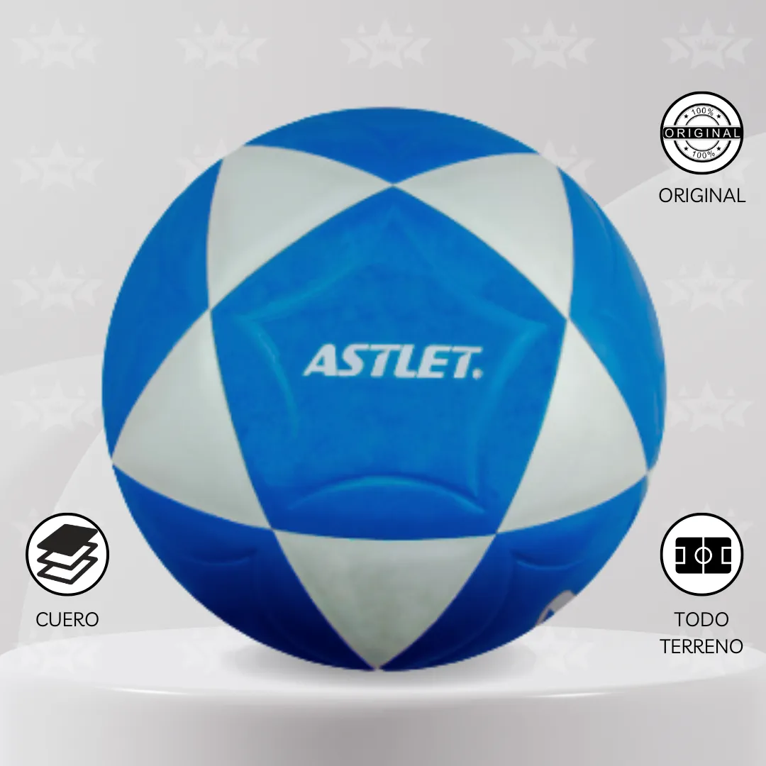 Pelota De Fútbol Astlet Cuero Pu Vulcanizado #4 - Imagen 6