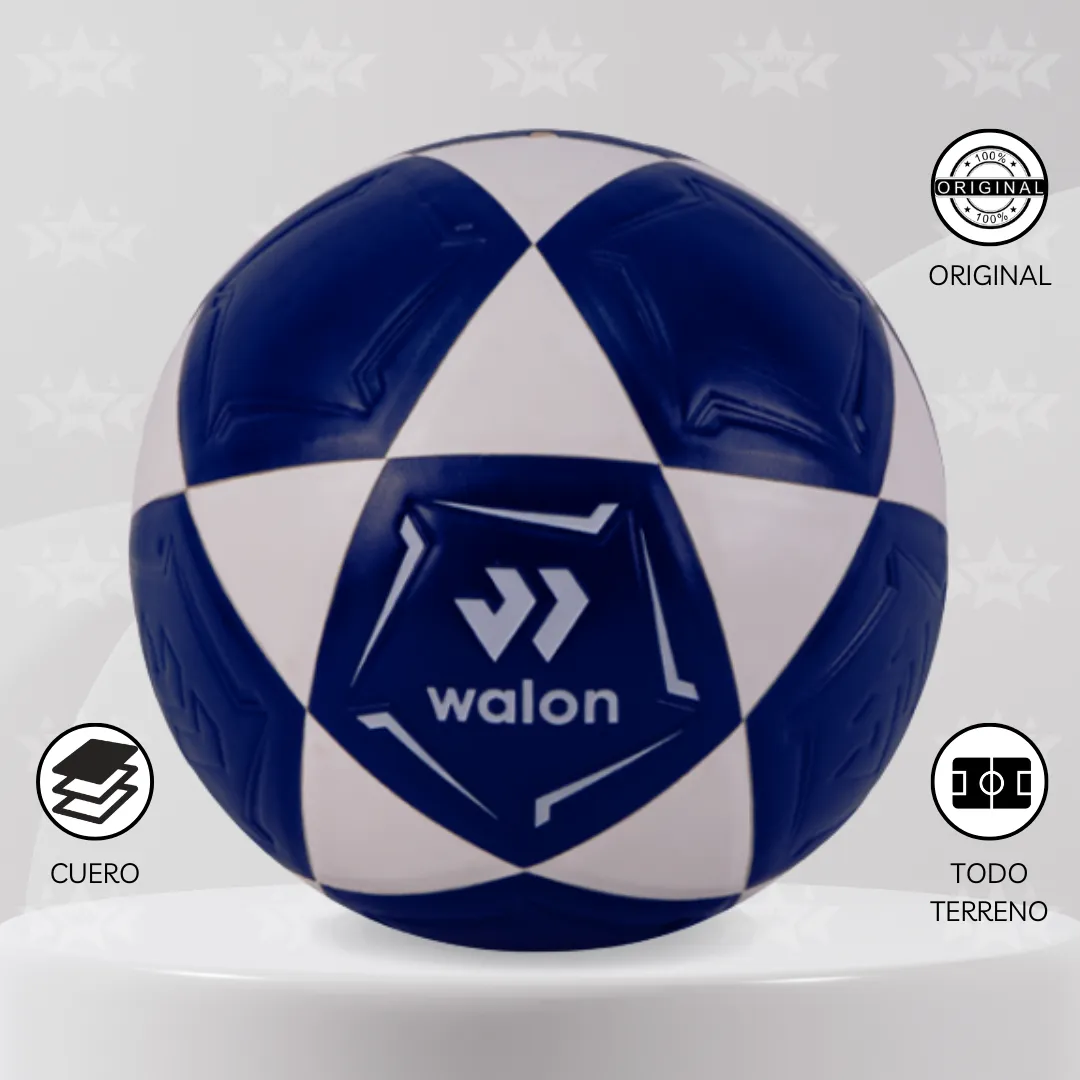 PELOTA DE FÚTBOL WALON TALLA #5 CUERO PU - Imagen 4