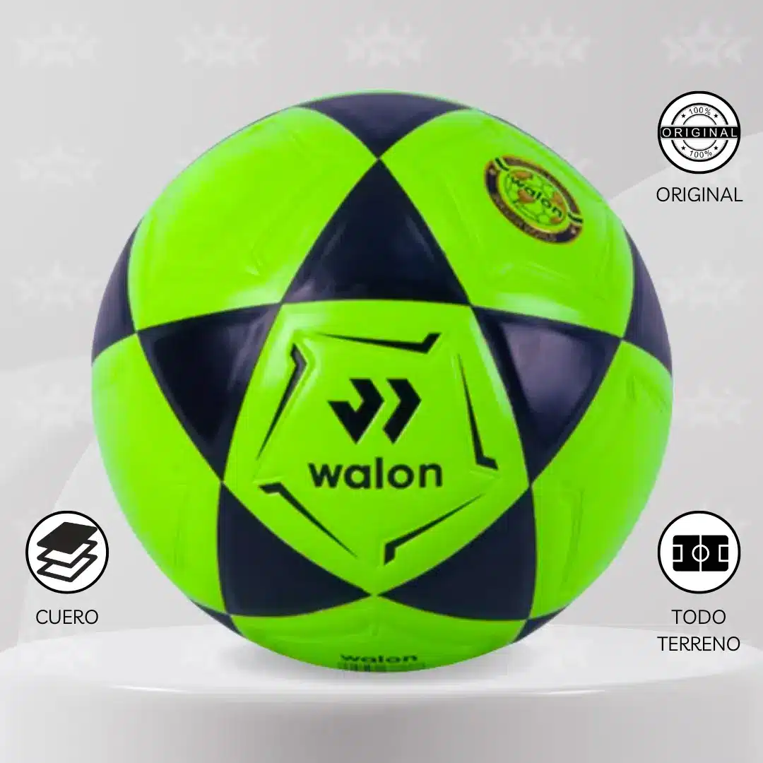 PELOTA DE FÚTBOL WALON TALLA #5 CUERO PU - Imagen 6