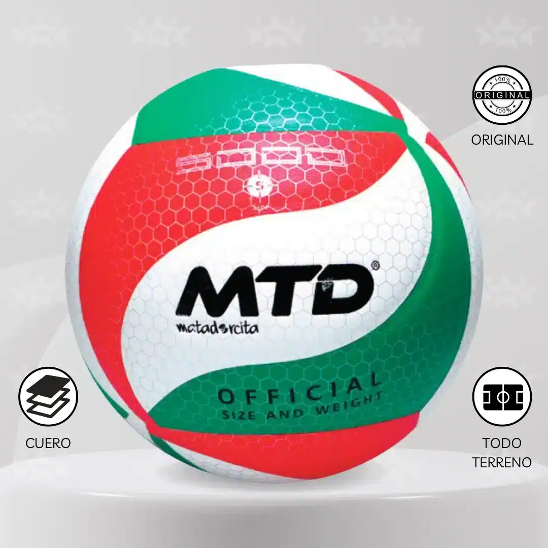 Pelota De Vóley Mtd 5000 Cuero Pu - Imagen 5
