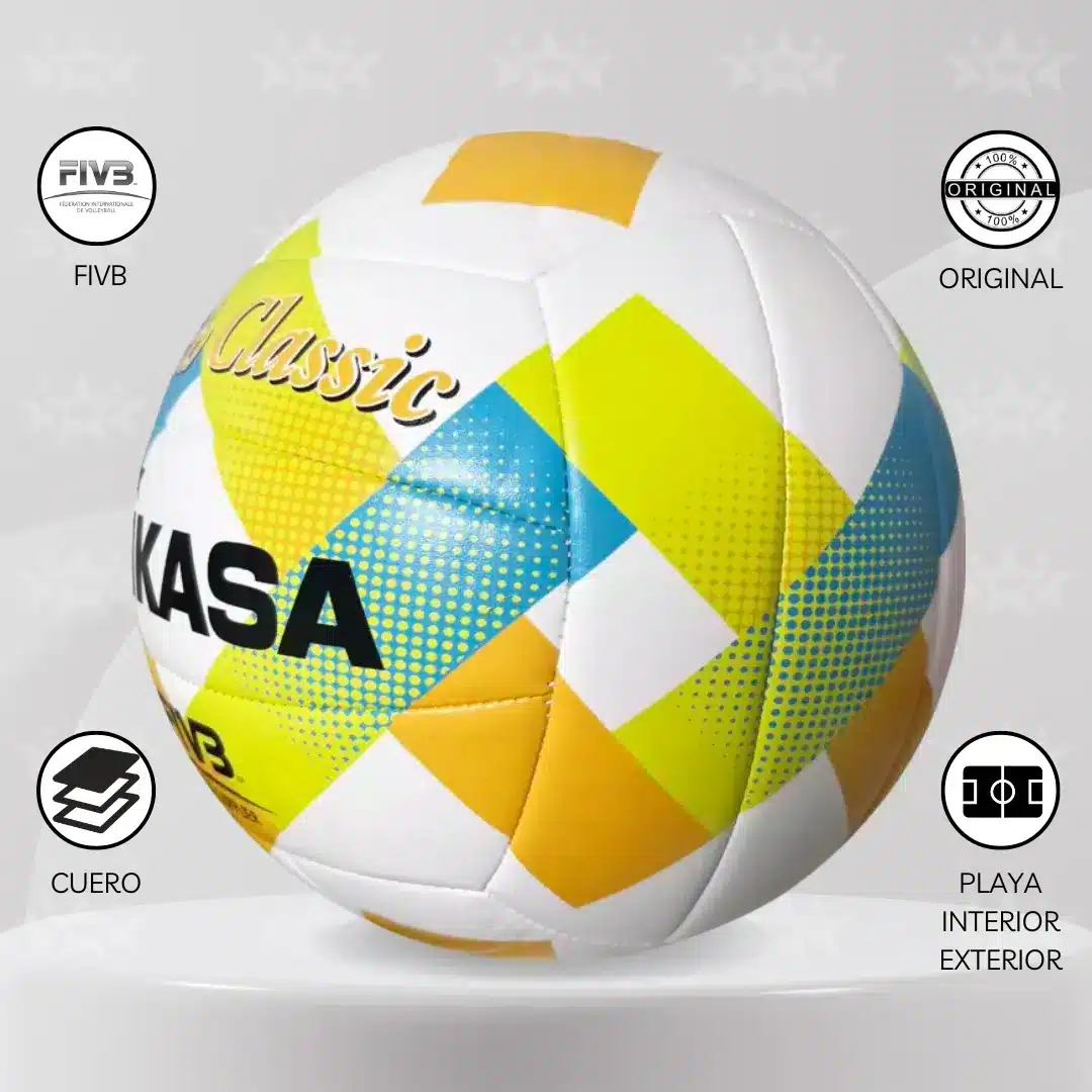 Pelota De Vóley Playa Mikasa Bv543-Vxa Certificación Fivb - Imagen 4
