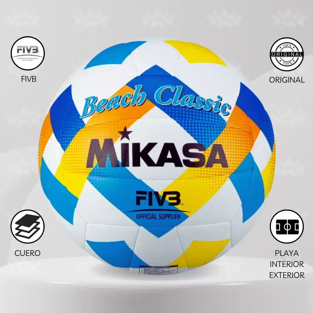 Pelota De Vóley Playa Mikasa Bv543-Vxa Certificación Fivb