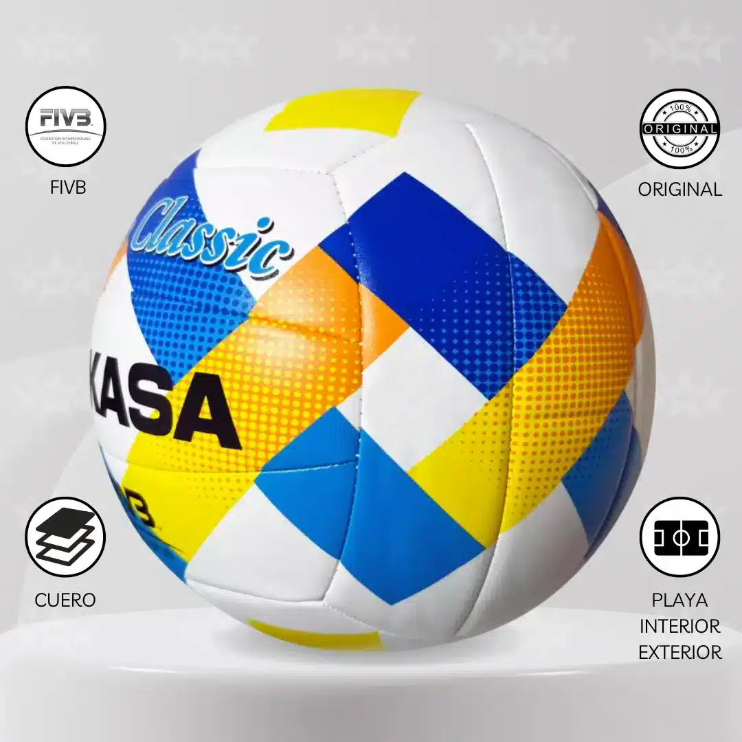Pelota De Vóley Playa Mikasa Bv543-Vxa Certificación Fivb - Imagen 2