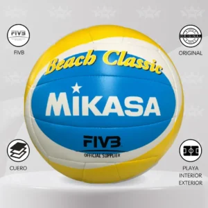 Pelota De Vóley Playa Mikasa Bv543-Vxb Certificación Fivb
