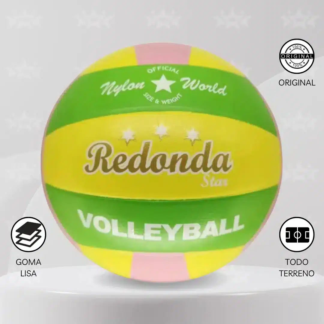 Pelota De Vóley Redonda Goma Lisa #5 - Imagen 4