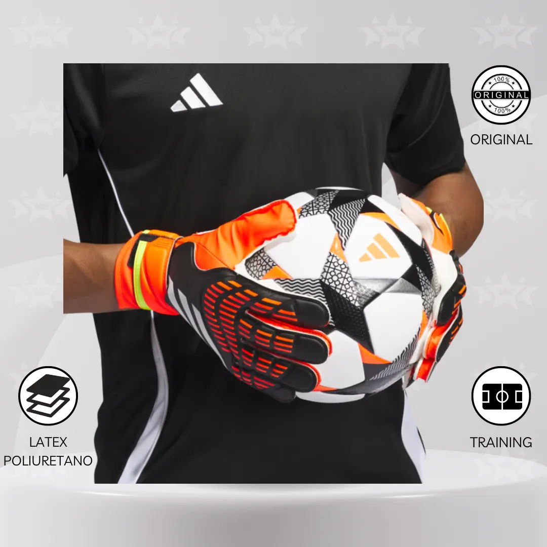 Guantes De Arquero Adidas Predator Training - Naranja Adulto - Imagen 5