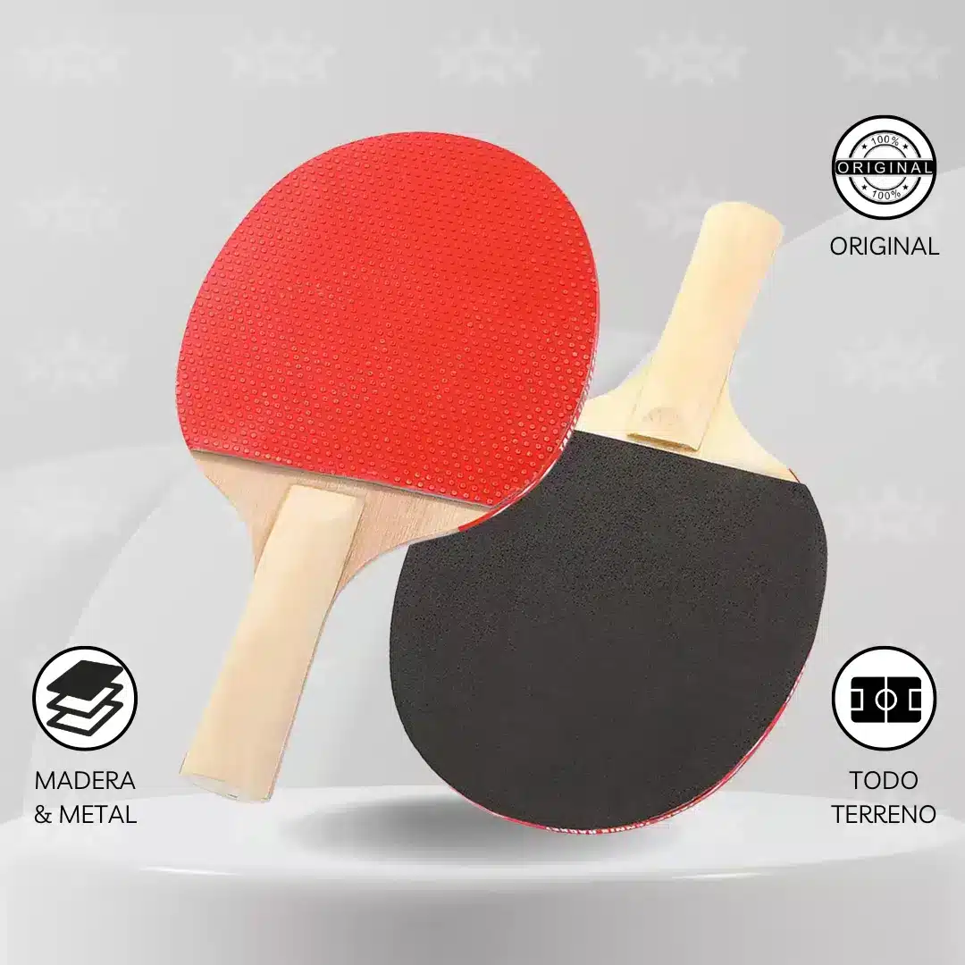 Set De Ping Pong Mesa Con Estuche Protector - Imagen 2