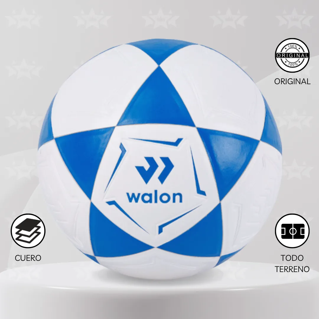 PELOTA DE FÚTBOL WALON TALLA #5 CUERO PU - Imagen 10