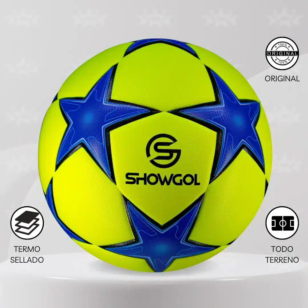 Pelota De Fútbol Showgol Termosellado #5 Diseño Champions - Imagen 3