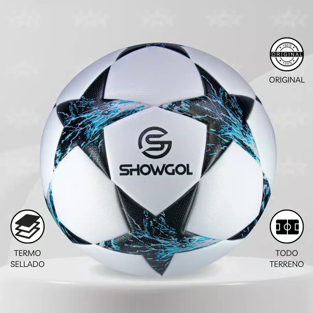 Pelota De Fútbol Showgol Termosellado #5 Diseño Champions - Imagen 4