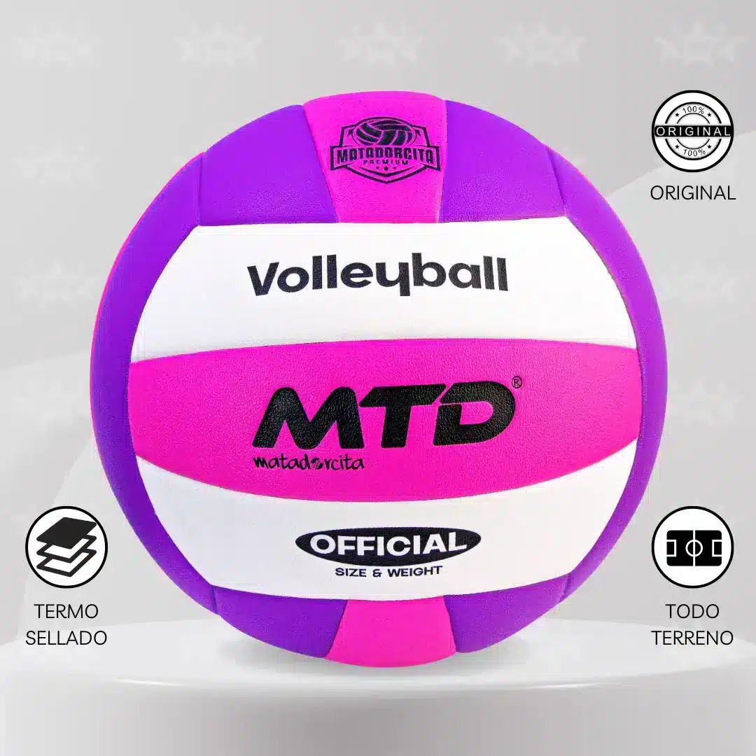 Pelota De Vóley Mtd Pu Termosellado Premium