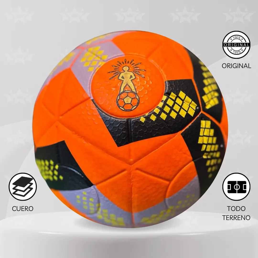 Pelota De Futbol Mi Balón Cuero Talla #4 – Diseños Neón - Imagen 5