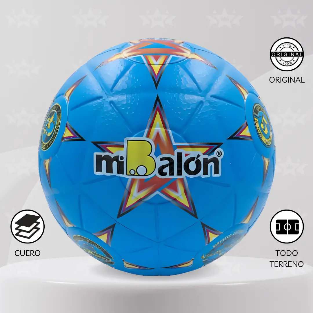 Pelota De Futbol Mi Balón Cuero Talla #5 – Con Diseño - Imagen 2